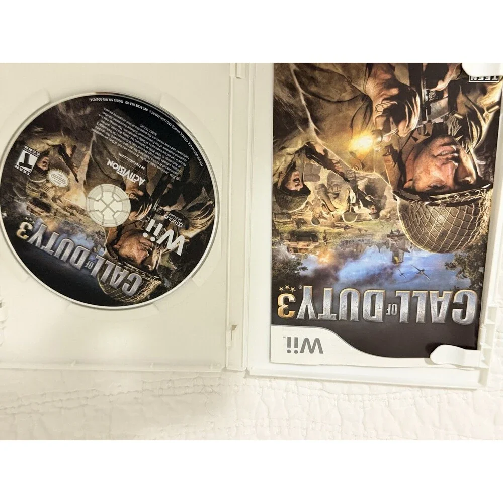 Nintendo Wii Call of Duty 3 Game used